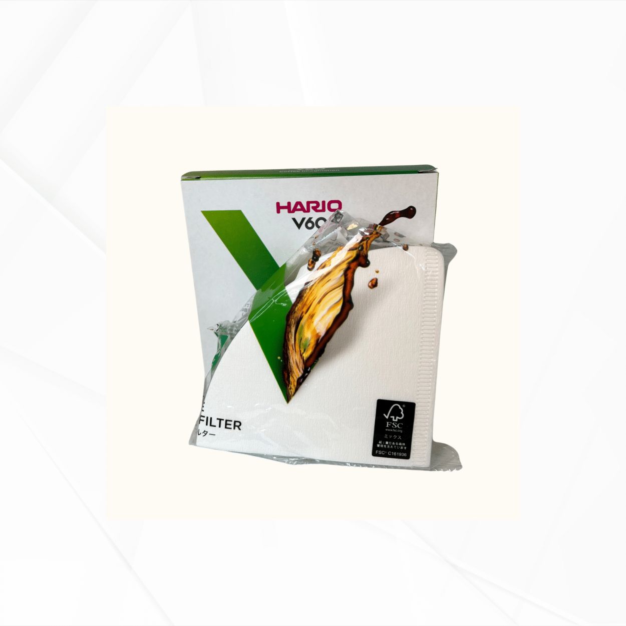 Coador de Papel Hario V60 02 (100 unidades)