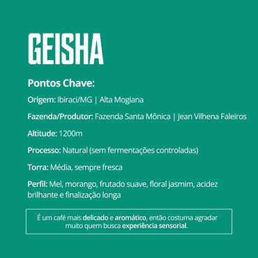 Café Especial Geisha - Alta Mogiana