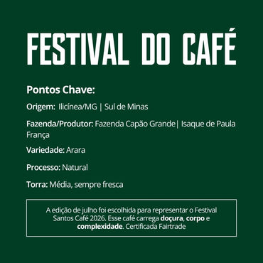 Café Festival 26' | Edição Limitada Julho