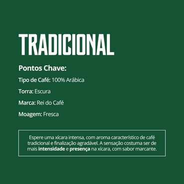 Café 100% Arábica Tradicional — Rei do Café