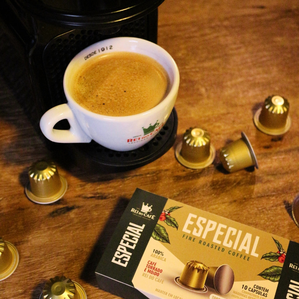 CafÃ© Bourbon Amarelo em CÃ¡psulas de AlumÃ­nio | Rei do CafÃ© — embalagem Rei do Cafe