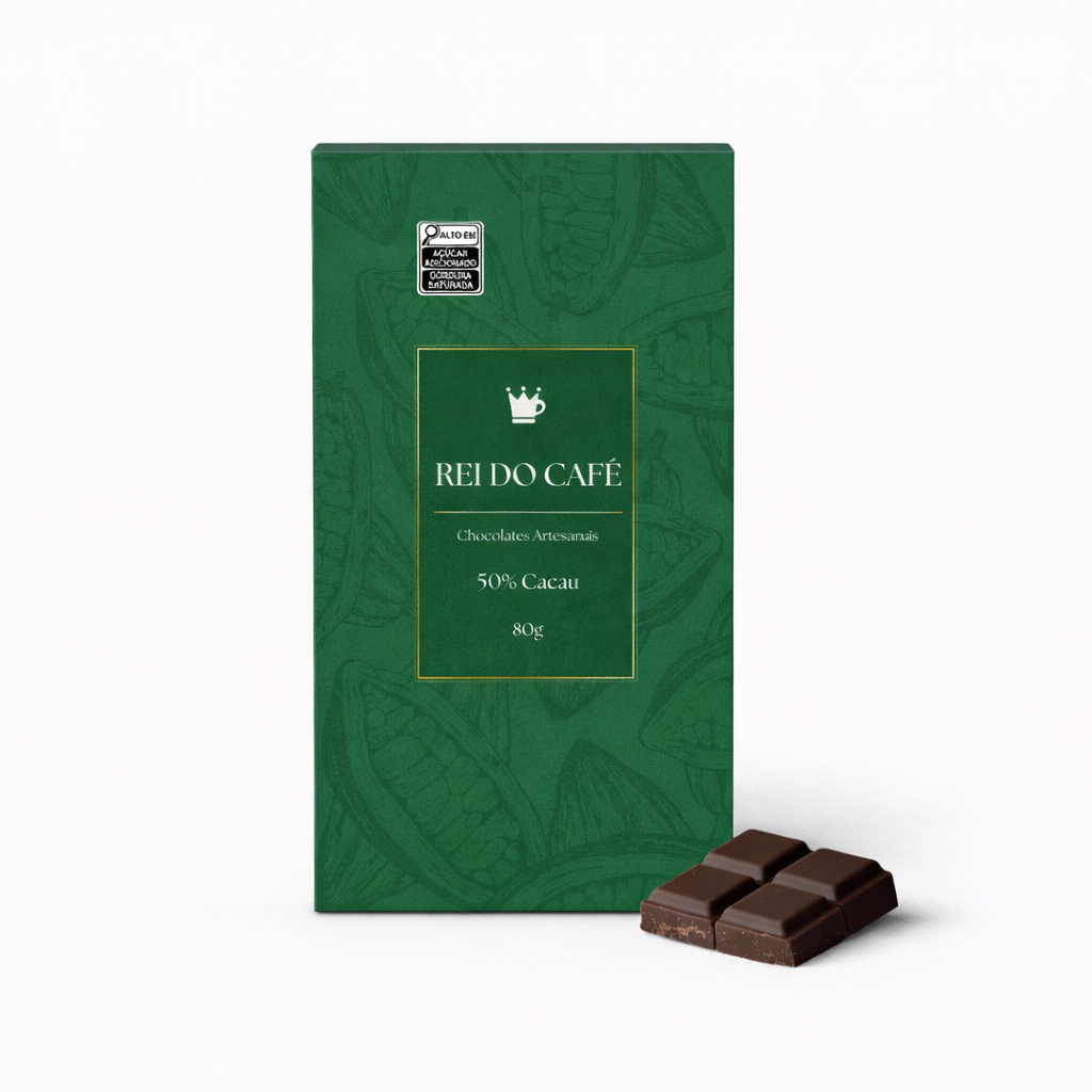 Chocolate 50% Cacau - Rei do Café