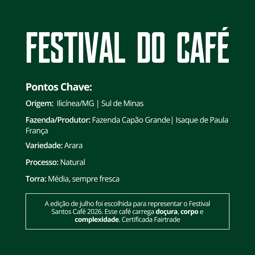 Café Festival 26' | Edição Limitada Julho