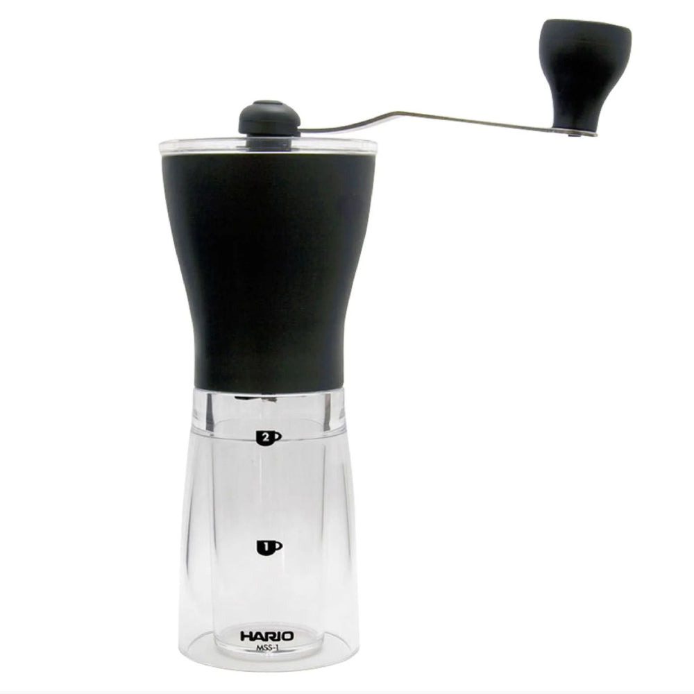 Moedor manual de café Hario Ceramic Slim MSS-1 com mecanismo cerâmico