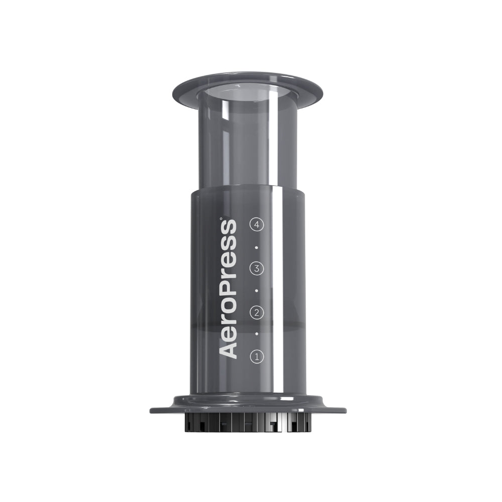 Cafeteira AeroPress Original cinza 300ml, câmara e êmbolo montados