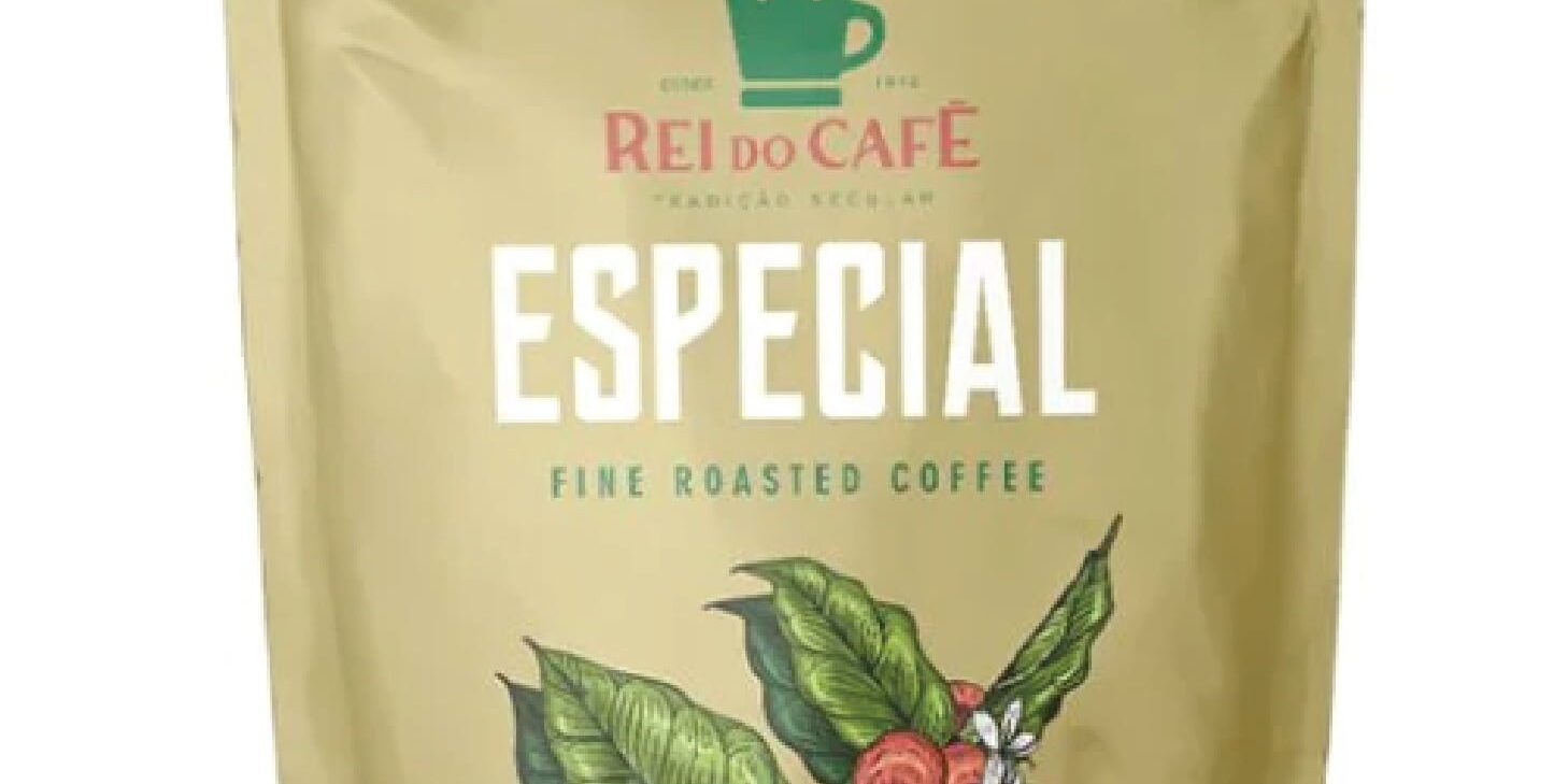 imagem de uma embalagem dourada de café especial em alusão ao título do artigo: Pontuação de cafés especiais