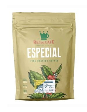 imagem de uma embalagem dourada de café especial em alusão ao título do artigo: Pontuação de cafés especiais
